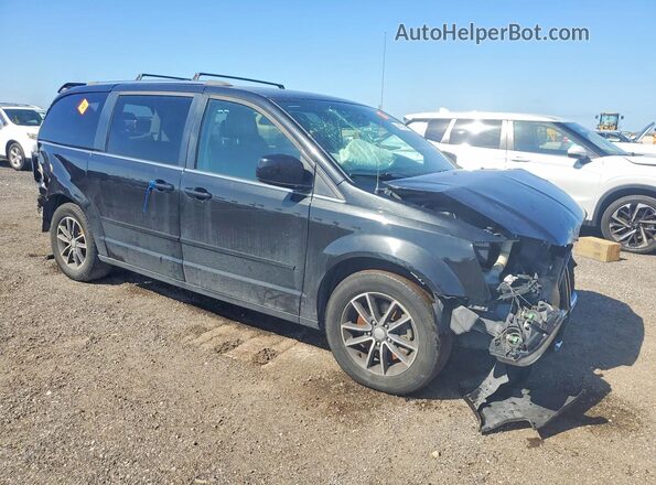2C4RDGCG2HR664654 2017 DODGE CARAVAN Black Delantero derecho
