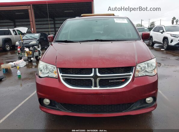 2C4RDGCG7JR191324 2018 DODGE GRAND CARAVAN Red Դիմացի տեսք