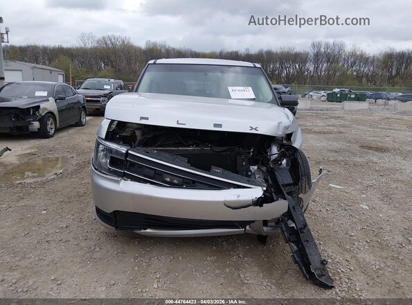 2FMGK5B80JBA19085 2018 FORD FLEX Silver Front view