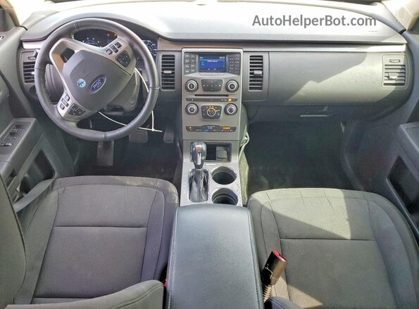 2FMGK5B82KBA04766 2019 FORD FLEX Blue Widok deski rozdzielczej