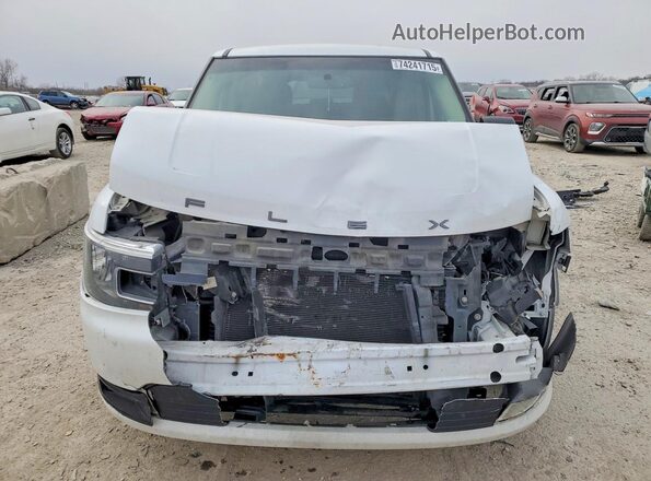 2FMGK5B8XKBA29138 2019 FORD FLEX White წინა ხედი
