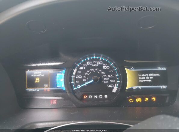 2FMGK5C80KBA17059 2019 FORD FLEX White უკანა სავარძლების ხედი