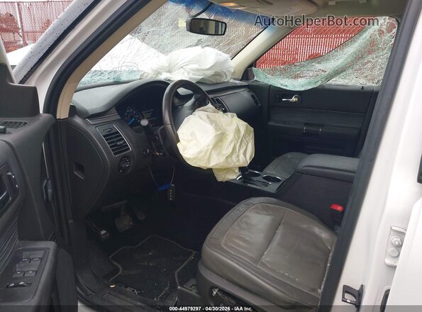 2FMGK5C80KBA17059 2019 FORD FLEX White წინა სალონის ხედი