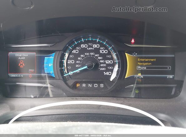 2FMGK5C81GBA10984 2016 FORD FLEX Белый Вид задних сидений