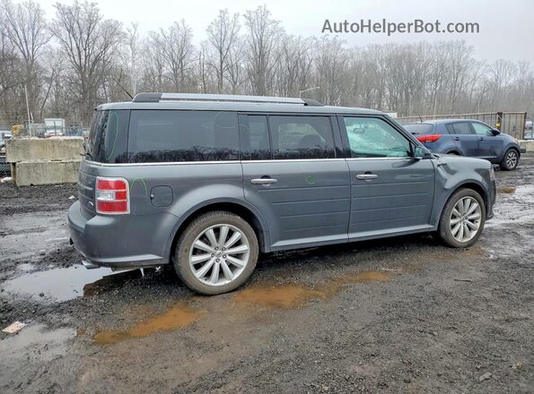 2FMGK5C82KBA06340 2019 FORD FLEX Серый Задняя правая четверть