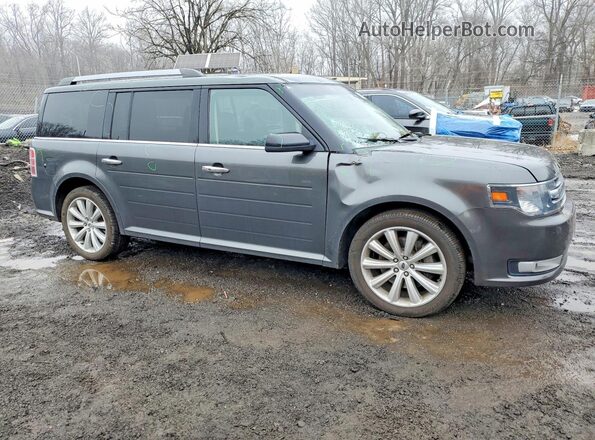 2FMGK5C82KBA06340 2019 FORD FLEX Серый Передняя правая четверть