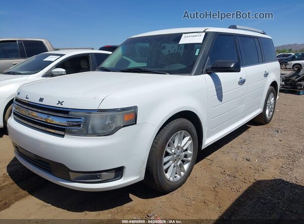 2FMGK5C82KBA39337 2019 FORD FLEX Белый Передняя левая четверть