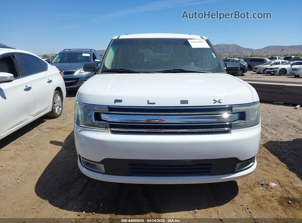 2FMGK5C82KBA39337 2019 FORD FLEX Белый Вид щитка приборов