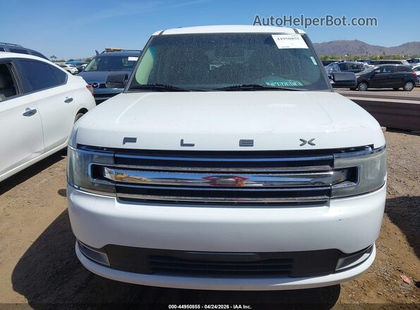 2FMGK5C82KBA39337 2019 FORD FLEX Белый Вид спереди