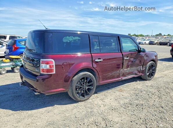 2FMGK5C83KBA33255 2019 FORD FLEX Maroon 