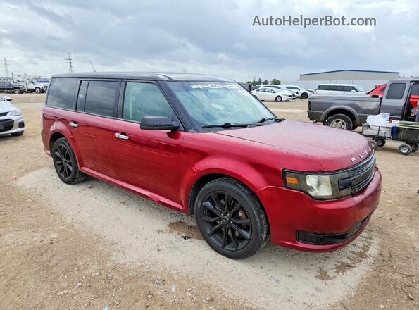 2FMGK5C85KBA17154 2019 FORD FLEX Красный Передняя правая четверть