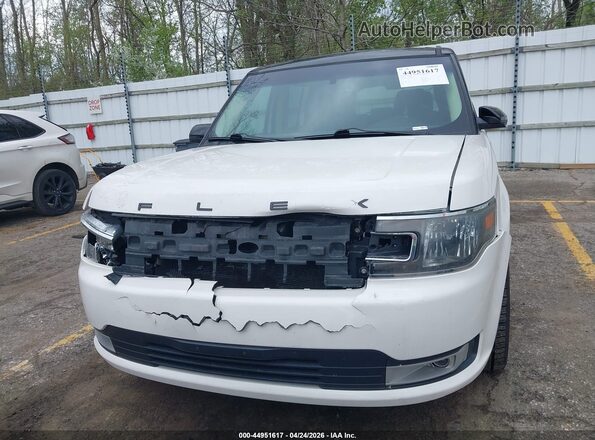 2FMGK5C86HBA12960 2017 FORD FLEX White Սարքավորումների վահանակի տեսք