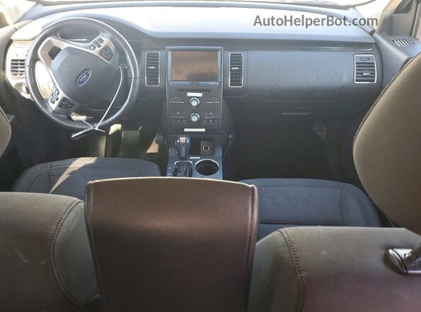 2FMGK5C87GBA13601 2016 FORD FLEX Silver Dashboard view