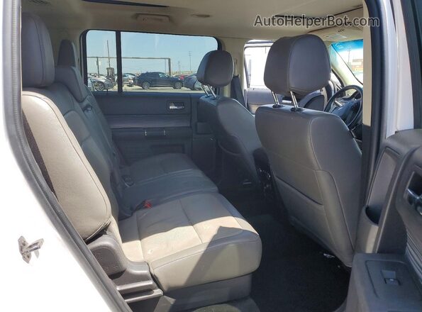 2FMGK5C87GBA20113 2016 FORD FLEX White Вид задньої частини салону
