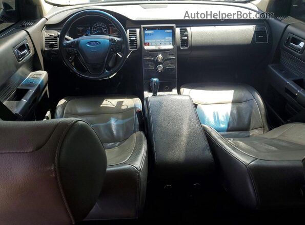 2FMGK5C87GBA20113 2016 FORD FLEX White Вид панелі приладів