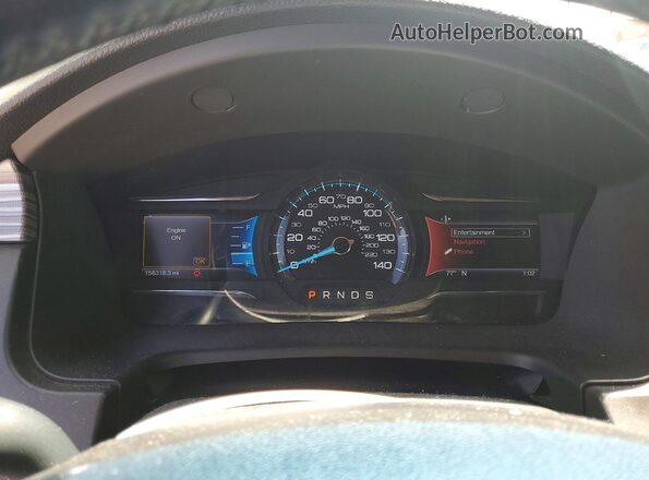 2FMGK5C87GBA20113 2016 FORD FLEX White Вид щитка приладів