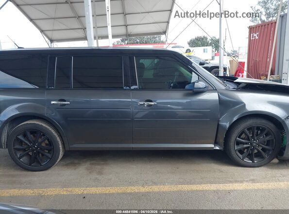 2FMGK5C87KBA39284 2019 FORD FLEX Gray Rear interior view