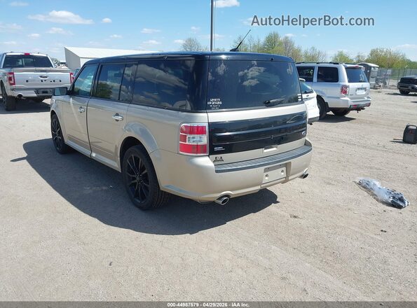 2FMGK5C88HBA09042 2017 FORD FLEX Gold Rear left