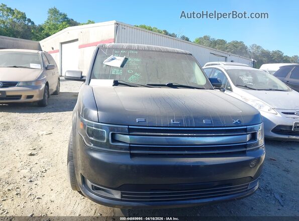 2FMGK5D87HBA00864 2017 FORD FLEX Black Вид щитка приладів
