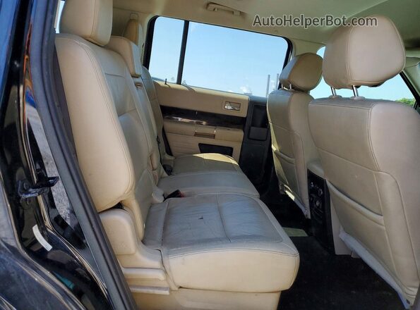 2FMGK5D89GBA02372 2016 FORD FLEX Black Rear seats view