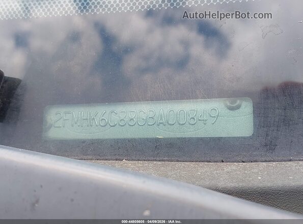 2FMHK6C88GBA00849 2016 FORD FLEX White Вид підкапотного простору