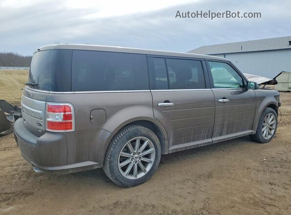 2FMHK6D82KBA04418 2019 FORD FLEX Коричневый Задняя правая четверть