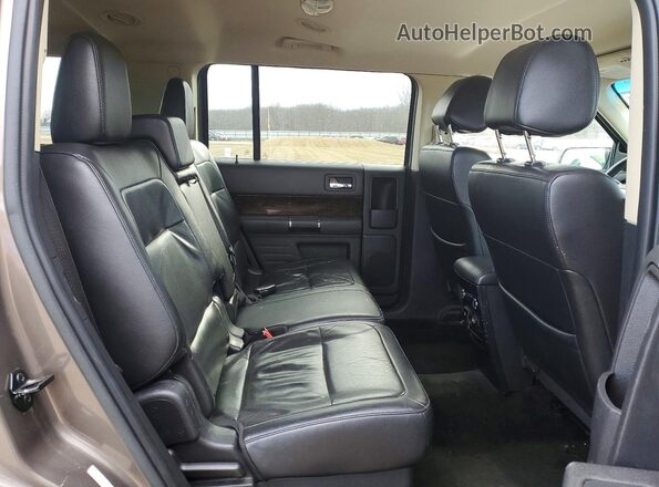 2FMHK6D82KBA04418 2019 FORD FLEX Коричневый Вид задней части салона