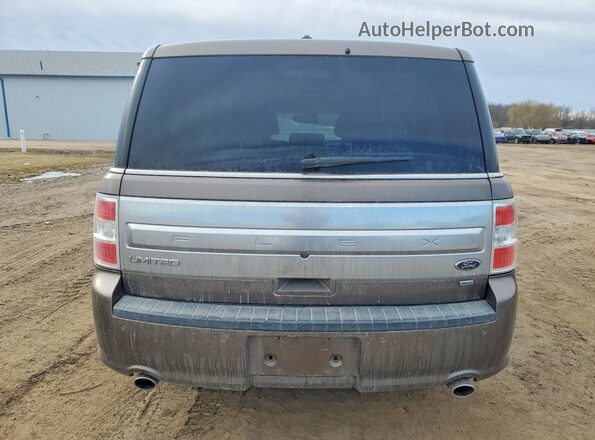 2FMHK6D82KBA04418 2019 FORD FLEX Коричневый Вид сзади