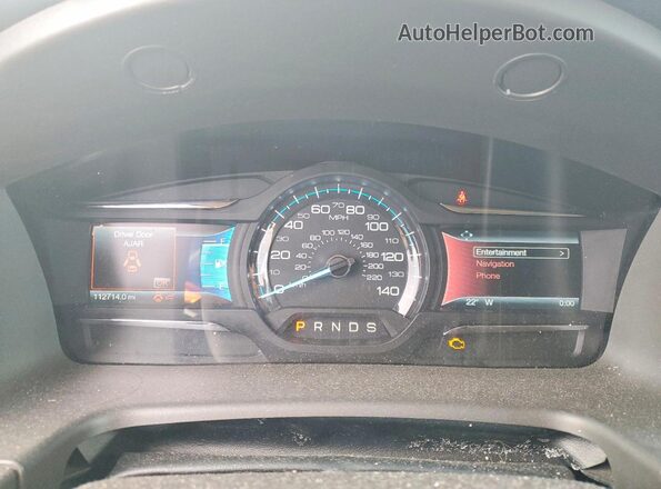 2FMHK6D82KBA04418 2019 FORD FLEX Коричневый Вид щитка приборов