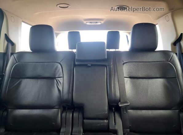 2FMHK6D82KBA04418 2019 FORD FLEX Коричневый Вид задних сидений