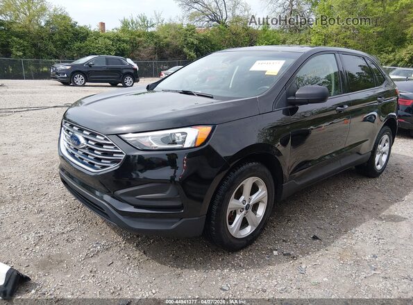 2FMPK3G92KBC00261 2019 FORD EDGE Black Vista tres cuartos delantera izquierda