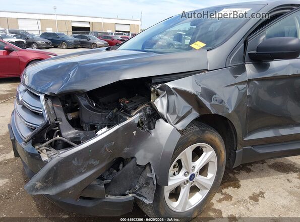 2FMPK3G93JBC37107 2018 FORD EDGE Black Դիմացի տեսք