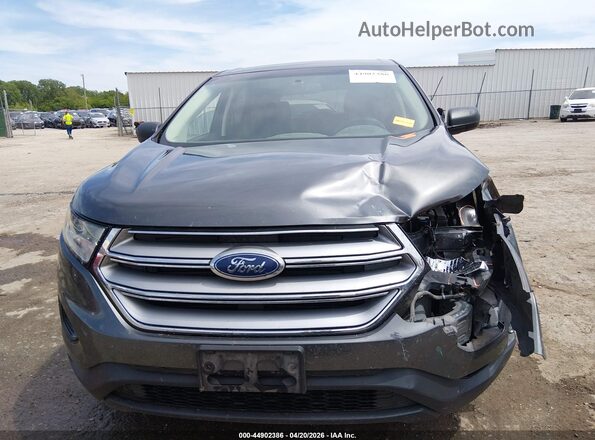 2FMPK3G93JBC37107 2018 FORD EDGE Black Սարքավորումների վահանակի տեսք