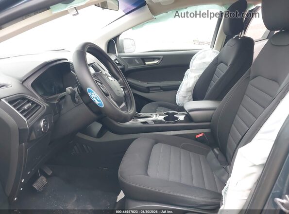 2FMPK3G94JBC50691 2018 FORD EDGE Blue წინა სალონის ხედი