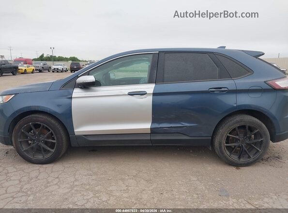 2FMPK3G94JBC50691 2018 FORD EDGE Blue სალონის 360-გრადუსიანი ხედი