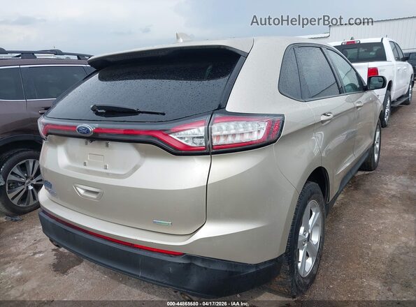 2FMPK3G99HBC49000 2017 FORD EDGE Бежевый Задняя правая четверть