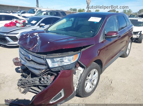 2FMPK3J82JBB10395 2018 FORD EDGE Бордовый 