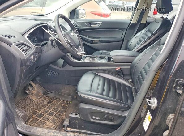2FMPK3J91LBA70869 2020 FORD EDGE Black წინა სალონის ხედი