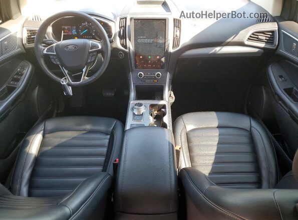 2FMPK3J91MBA21432 2021 FORD EDGE Черный Вид панели приборов