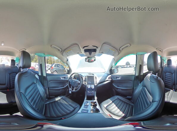 2FMPK3J91MBA21432 2021 FORD EDGE Черный Панорамный вид салона 360°