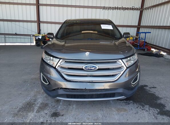 2FMPK3J94HBC22697 2017 FORD EDGE Gray Vista del cuadro de instrumentos