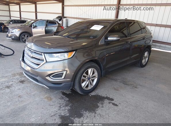 2FMPK3J94HBC22697 2017 FORD EDGE Gray Vista tres cuartos delantera izquierda