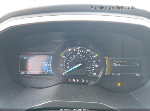 2FMPK3J98KBC62286 2019 FORD EDGE Silver Вид задніх сидінь