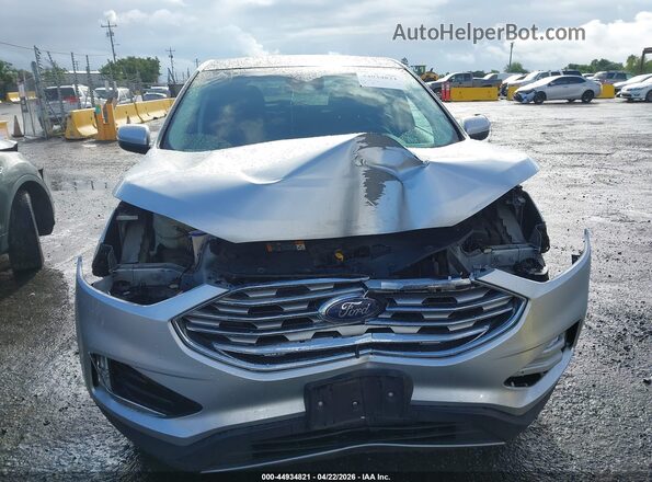2FMPK3J99KBB23686 2019 FORD EDGE Silver Սալոնի հետևի տեսք