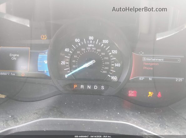 2FMPK3K84HBC68519 2017 FORD EDGE Red Вид задніх сидінь