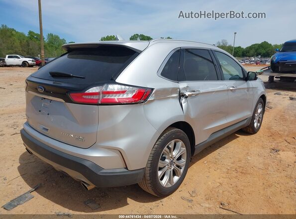 2FMPK3K92KBC27922 2019 FORD EDGE Silver Tył prawy