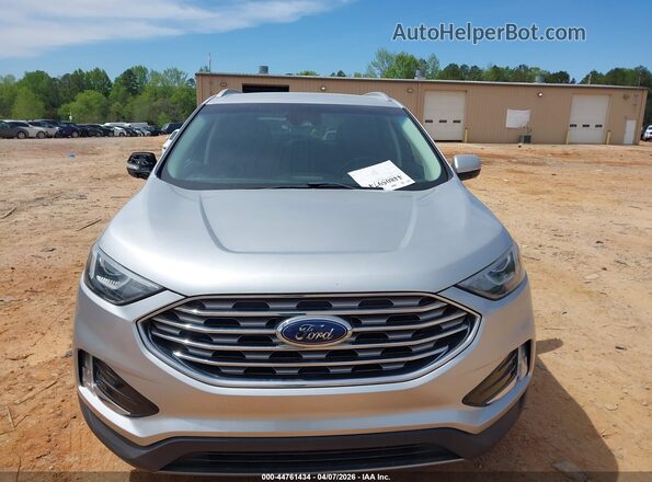 2FMPK3K92KBC27922 2019 FORD EDGE Silver Widok zestawu wskaźników