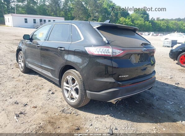 2FMPK3K94HBB90641 2017 FORD EDGE Black Rear left