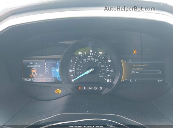 2FMPK3K96KBB87568 2019 FORD EDGE Серебряный Вид задних сидений
