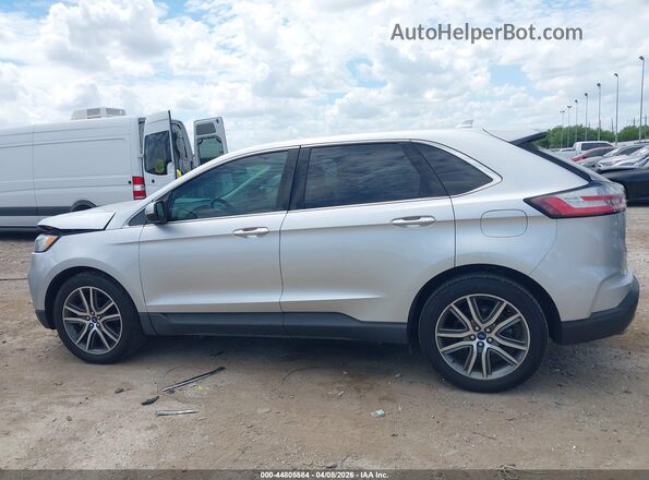 2FMPK3K96KBB87568 2019 FORD EDGE Серебряный Панорамный вид салона 360°